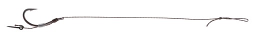 Крючки 8 с поводком Mikado Method Feeder, байонетной иглой, методной оплеткой