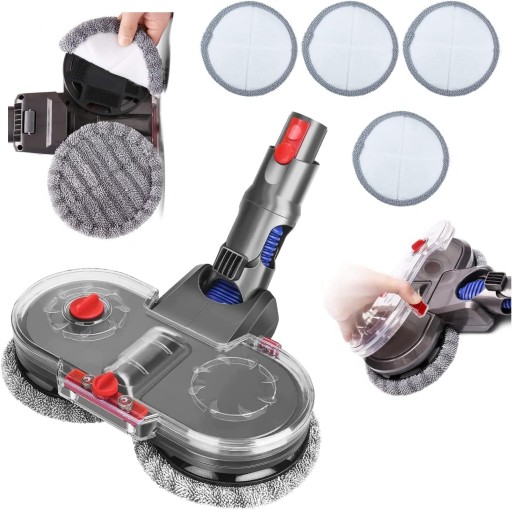 Насадка RUKHOOL Mop для аксессуаров для пылесосов Dyson V7, V8, V10, V11, V15