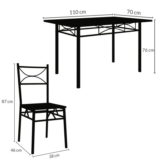 CASARIA ОБЕДЕННЫЙ КОМПЛЕКТ 1+4 КУХНЯ ГОСТИНАЯ
