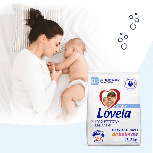 Гипоаллергенный стиральный порошок Lovela Baby для малышей цвета 3х2,7кг