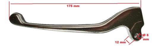 ТОРМОЗНОЙ РЫЧАГ L Piaggio Fly 50 100 125 05- г.