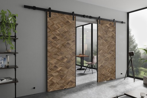 AURA DUO 212 раздвижные двери лофт настенные