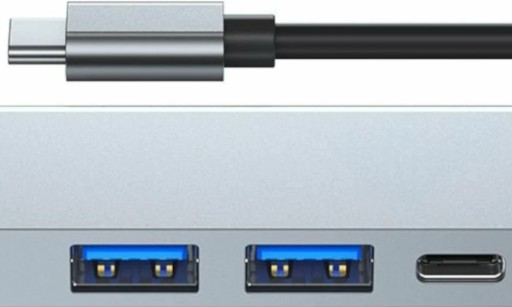 Док-станция TECH-PROTECT V2-Hub 4в1 Серый