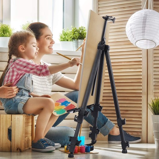 НАБОР ХУДОЖЕСТВЕННОЙ КРАСКИ ЧЕМОДАН с мольбертом Oh Art!