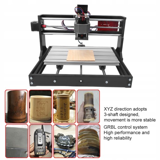 Мини-лазерный гравер CNC 3018 Pro Гравировальный станок с ЧПУ