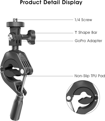 CAMERA MOUNT CLAMP FOR GOPRO DJI ACTION INSTA360