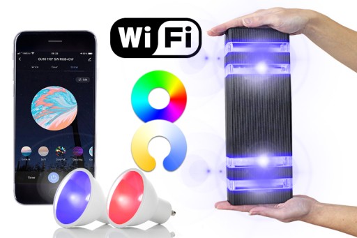 Наружный светодиодный светильник RGB WIFI СО СМАРТФОНОМ