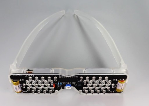 Imprezowe OKULARY LED aktywne na dźwiękORANGE DIY