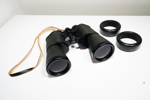 Старый тяжелый твердый бинокль Hertel & Reuss Optik Kassel