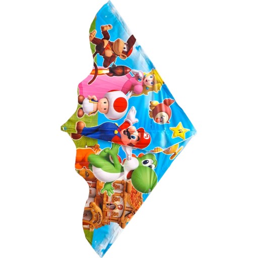 БОЛЬШОЙ ДЕТСКИЙ КАЙТ MARIO BROSS 120x60 CM XXL - Идеально подходит для отдыха,