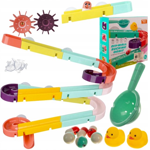 Игрушка для ванной, шариковая дорожка для набора водных игрушек для ванны