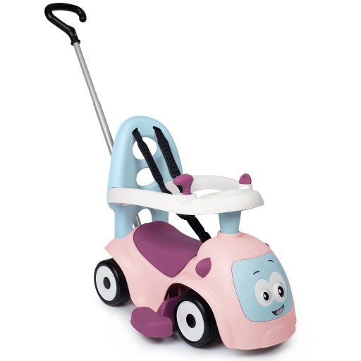 SMOBY JEŻDZIK CHODZIK PCHACZ MAESTRO 3W1 INTERAKTYWNY AUTKO RÓŻOWY KLAKSON
