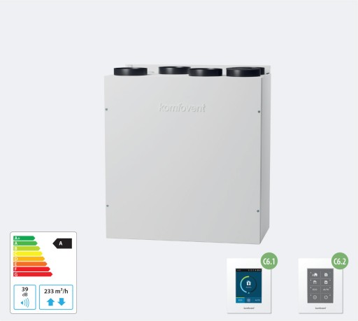 Centrala Wentylacyjna Rekuperator Komfovent Domekt R 200 V C8 T