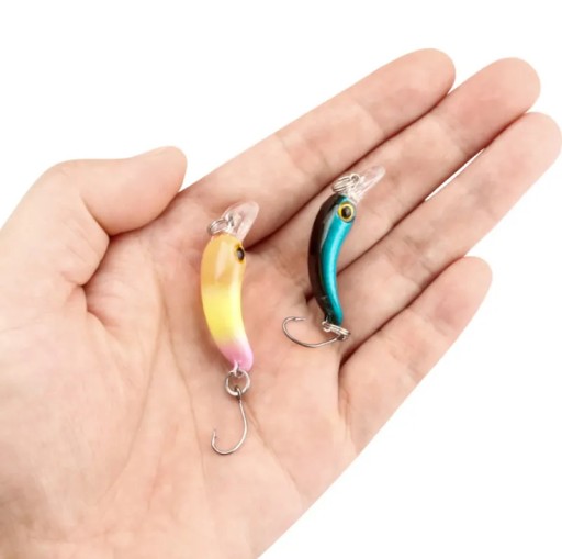 НАБОР 8х воблеров MINNOW FISHING LURE Щука СУДАК Окунь 1,5г 4см