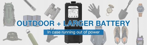 Аккумулятор Baofeng UV-5R / BF-F8HP емкостью 3800 мАч