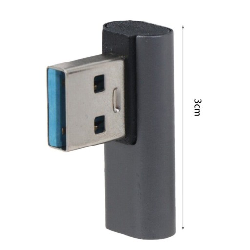 АДАПТЕР USB-A на USB-C 3.1 УГЛОВОЙ АДАПТЕР ТИПА C