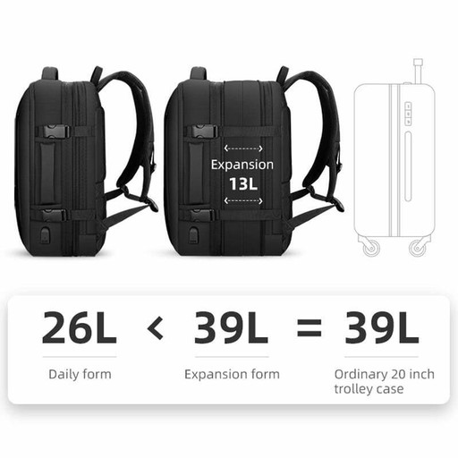 Мужской рюкзак Mark Ryden Smart Laptop, противоугонный, непромокаемый, 39л