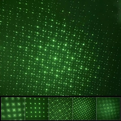 Laser wskaźnik pointer laserowy zielony punktowy akumulator ładowarka 4w1
