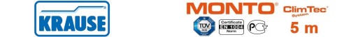 Строительные леса KRAUSE ClimTec 5 м + ролики 150 мм 710284