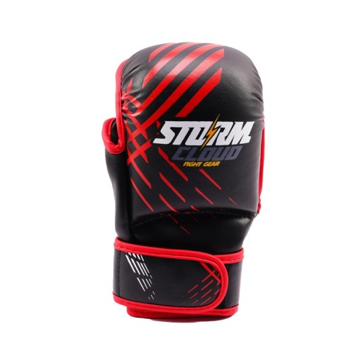 StormCloud Rękawice MMA dla dzieci Lynx Czarno/Czerwone Junior S