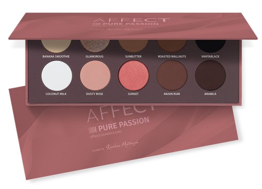 AFFECT PURE PASSION Палитра из 10 теней + косметичка