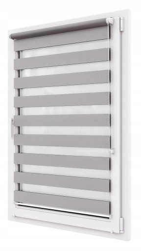 Roleta Dzień Noc na wymiar z napinaczem 33x250 cm