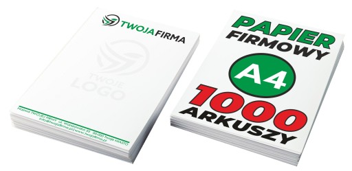 Фирменный бланк А4 с печатью логотипа, 1000 шт.