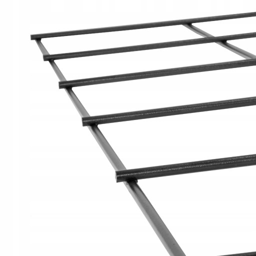 Krata Ogrodowa 65x170cm Metal Czarna - 4 Uchwyty