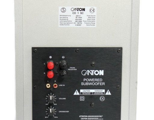 CANTON CD 1 SC ДИНАМИЧЕСКИЙ АКТИВНЫЙ САБВУФЕР