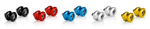 Womet-Tech rolki wahacza slidery M8 CZARNE SUZUKI