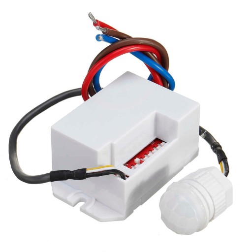 МИНИ ДАТЧИК ДВИЖЕНИЯ СУМЕРКИ LED PIR IR 360° 230В