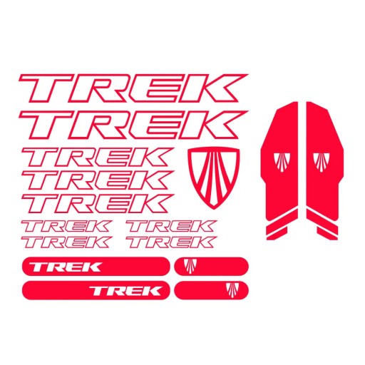 16 шт. для TREK BIKES виниловые наклейки, наклейки,