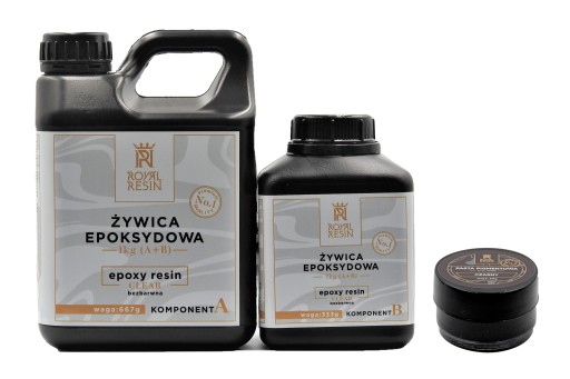 Эпоксидная смола ROYALRESIN 1кг для ламинирования