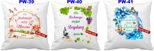 Poduszka na Walentynki dla Żony z imieniem Serce