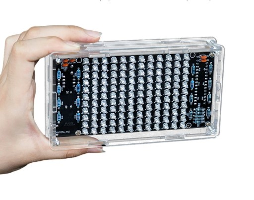 Spektrum dźwięku 12 x11 LED Obudowa DIY KIT