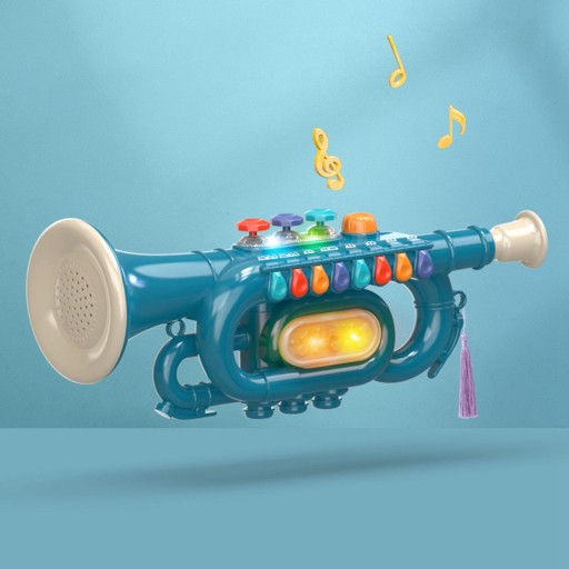 8-tonowy instrument muzyczny zielony klarnet
