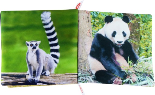 Мягкая развивающая книжка для малышей ZOO