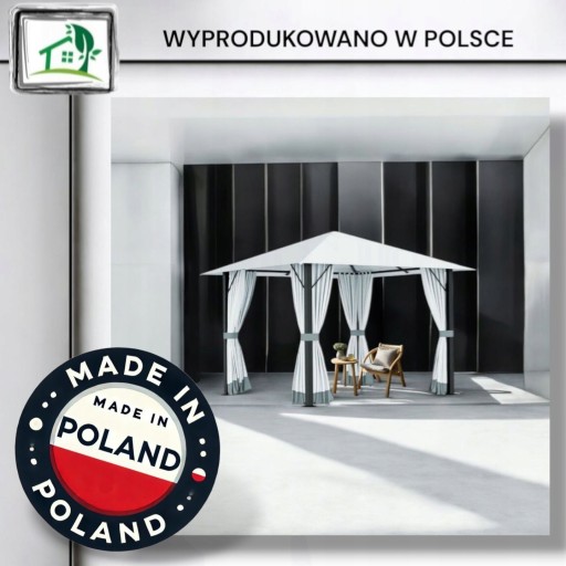 Poszycie wodoodporne dach Steel Plast Sport 299 cm x 299 cm 420 gram / m2