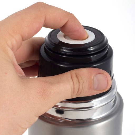 KUBEK TERMICZNY TERMOS STALOWY 100% SZCZELNY pojemny bidon KAMILLE 950 ml