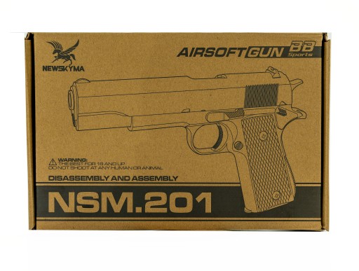 REPLIKA PISTOLET NA KULKI NSM 201 COLT 1911 ASG