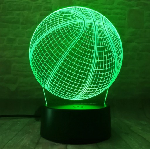 3D LED BASKETBALL USB-ночник + RGB ПУЛЬТ ДУ