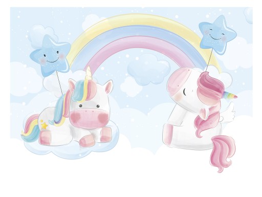 Фотообои ДЛЯ КОМНАТЫ ДЕВОЧКИ Rainbow XXL 368x254