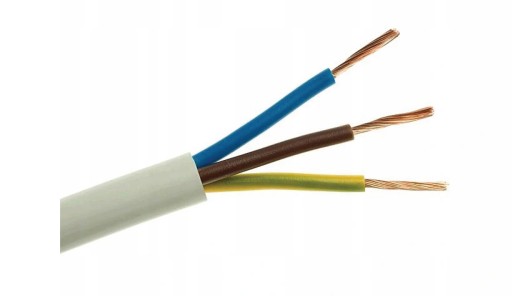 Жилой кабель H03VV-F (OMY) 3х0,5 желтый /100м/