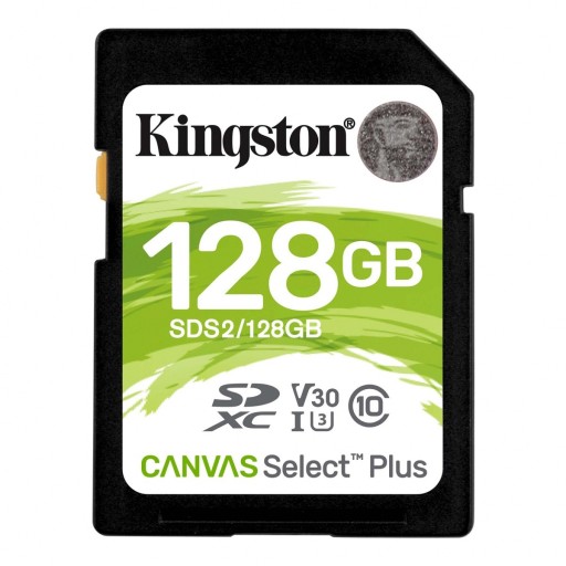 KINGSTON SDS2 128 ГБ SD SDXC C10 UHS-1 100 МБ/с V10