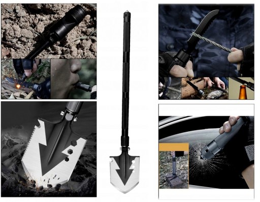 ВОЕННАЯ ТАКТИЧЕСКАЯ ЛОПАТА ESSENTIAL 16-В-1