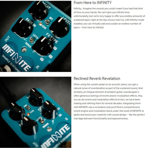 Infinite Sample Sustainer Гитарный эффект Sustainer / Freeze TC Electronic