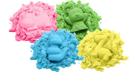BibiMoon Kinetic Sand 4 кг Формы для песочницы для бассейна XXL НАБОР