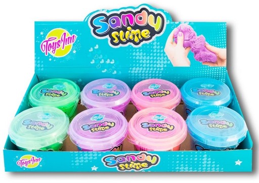 MASA PLASTYCZNA SANDY SLIME PIASKOWY SLIME PIASEK