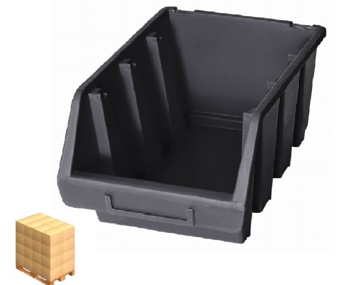 Контейнер для хранения Ergobox 3 черный 390 шт.