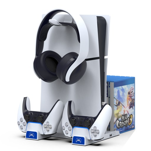ТОНКАЯ ПОДСТАВКА PS5 С ОХЛАЖДАЮЩЕЙ СТАНЦИЕЙ КОНТРОЛЛЕР PS5 ЗАРЯДНАЯ СТАНЦИЯ